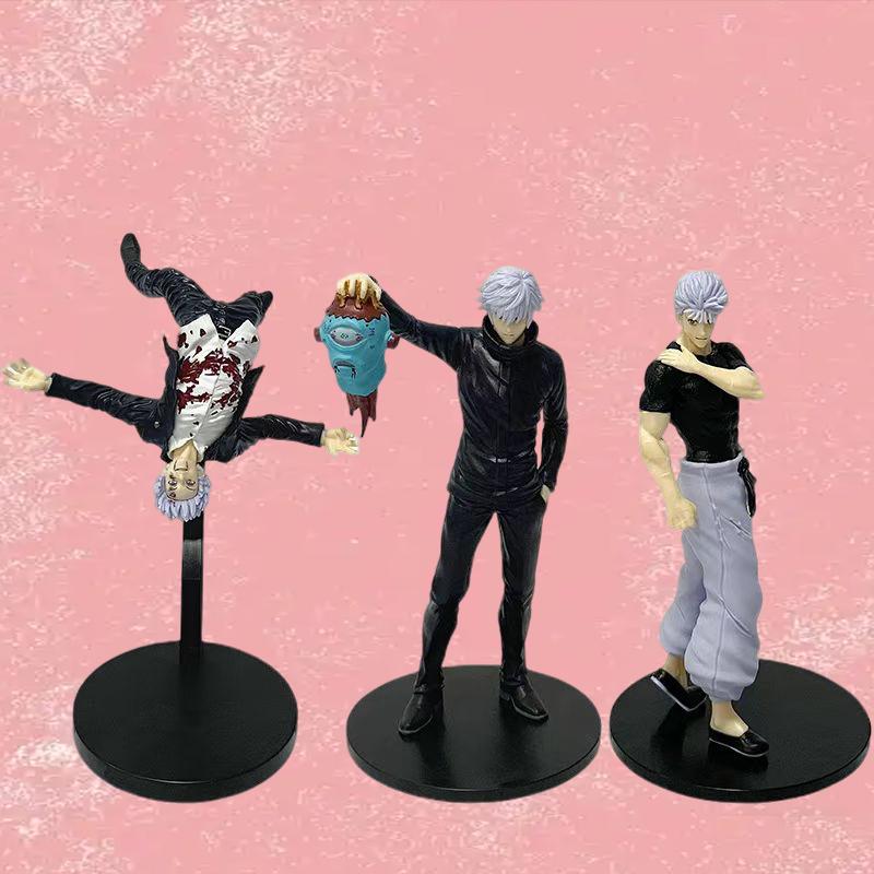 19cm Figure Anime Jujutsu Kaisen Satoru Gojo Cool Combat Style Action Model Doll Toy Collection Desktop Birthday Gift PVC Poseable Articulated Scale