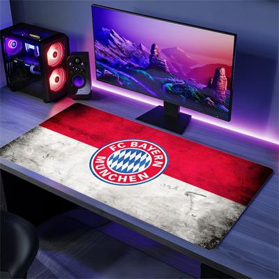 Bayern Munich Mouse Pad, Large Gaming Desk Mat, Non-slip XXL Mousepad for Laptop & Tablet, Mini PC Playmat with Stitched Edges