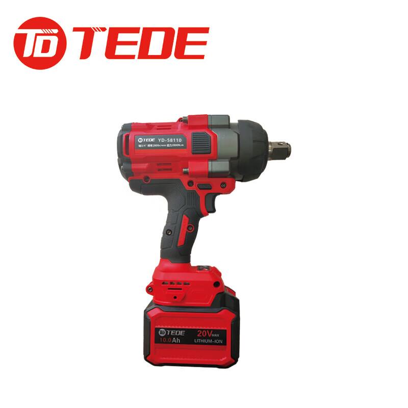 TEDE 20V Brushless Cordless Impact Wrench CN plug (adapter included)