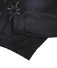Easy No Easy Washed Star Waffle Zip-Up Hoodie - Black