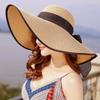 Ribbon Beach Hat Wanggol Beach Wide Brim Floppy Hat
