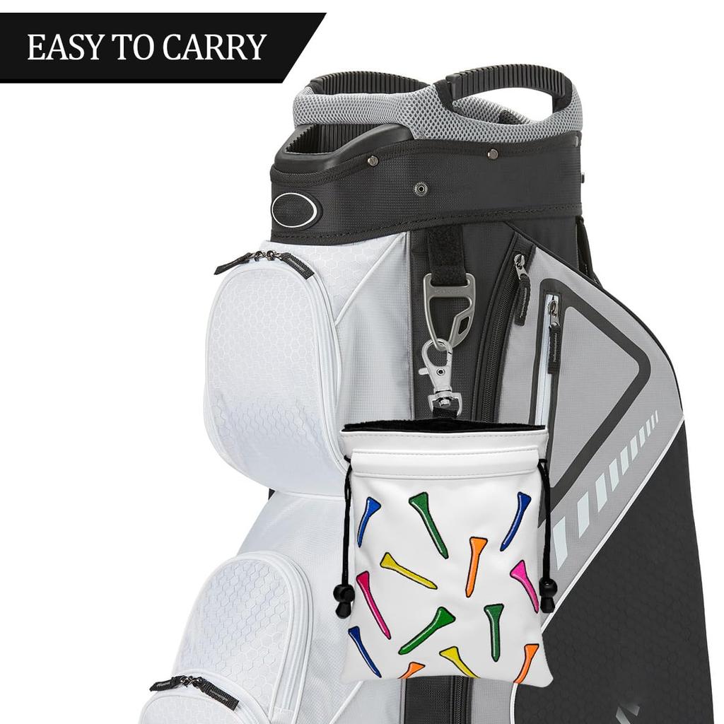 Husă de golf pentru depozitarea mingilor de golf și a mingilor de tenis, geantă din PU, geantă pentru mingi, geantă pentru accesorii de golf, fabricată din PU, husă de golf, design elegant, unisex