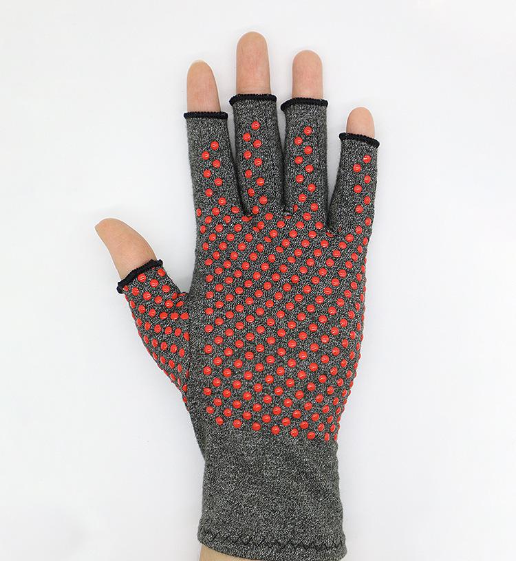 Silicone Dot Half-Finger Gloves for Cycling & Joint Care