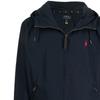 Polo Ralph Lauren FW21 Logo Embroidered Softshell Fabric Hooded Jacket Men Jackets Blue 710832204-001