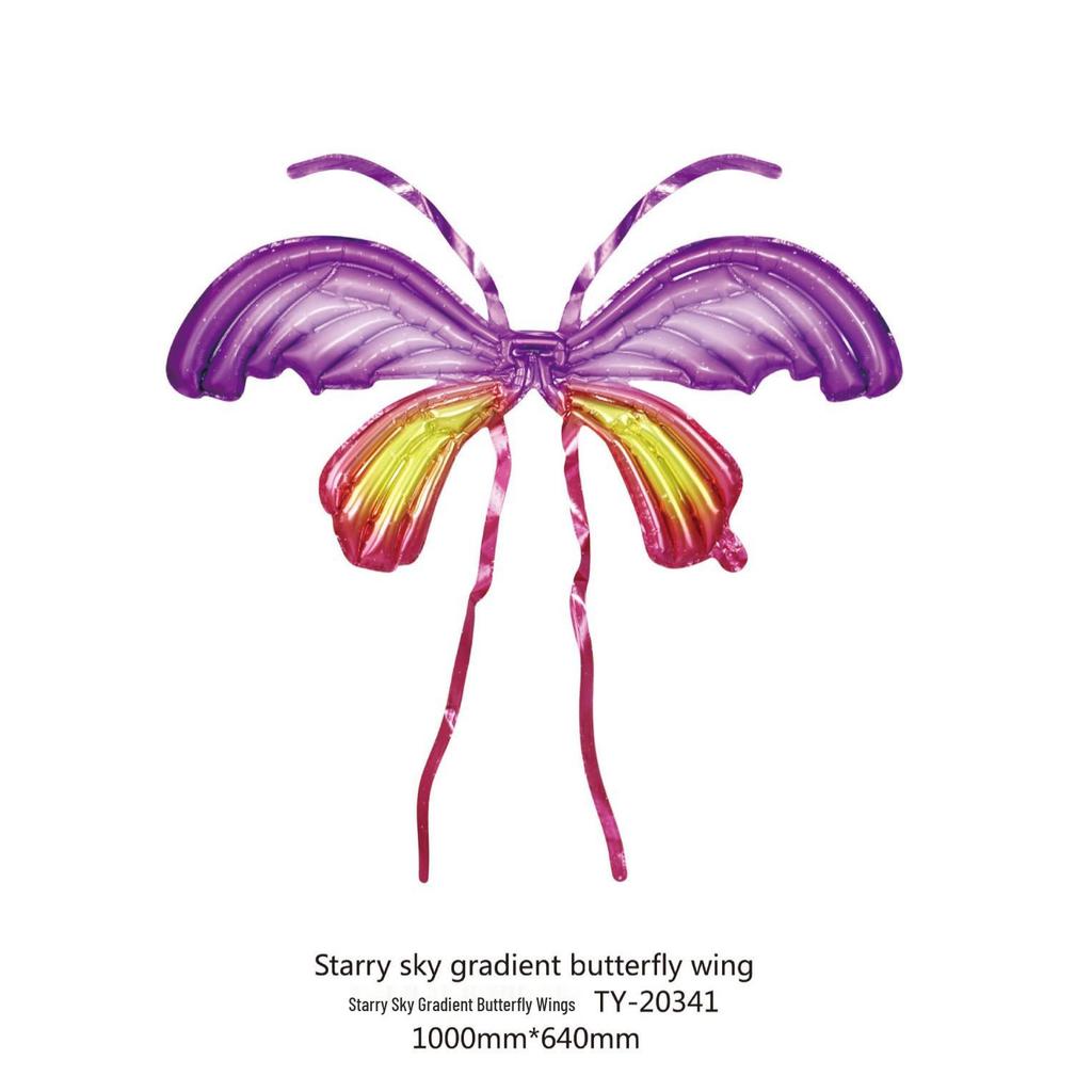 Colorful Children's Angel Wings Inflatable Butterfly Balloons for Night Market and Street Stall Decoration
