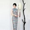 Sleeveless national style, new Chinese Suzhou long cheongsam, improved young 1011 new women's high-end sense, daily wear