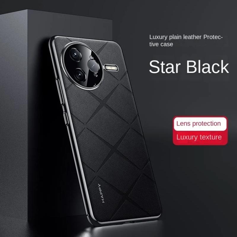 Für POCO F7 Ultra Luxus Lederbeschichteter Rahmen Hülle für Xiaomi POCO F7 Pro F7ultra Schutz Stoßfester Bumper