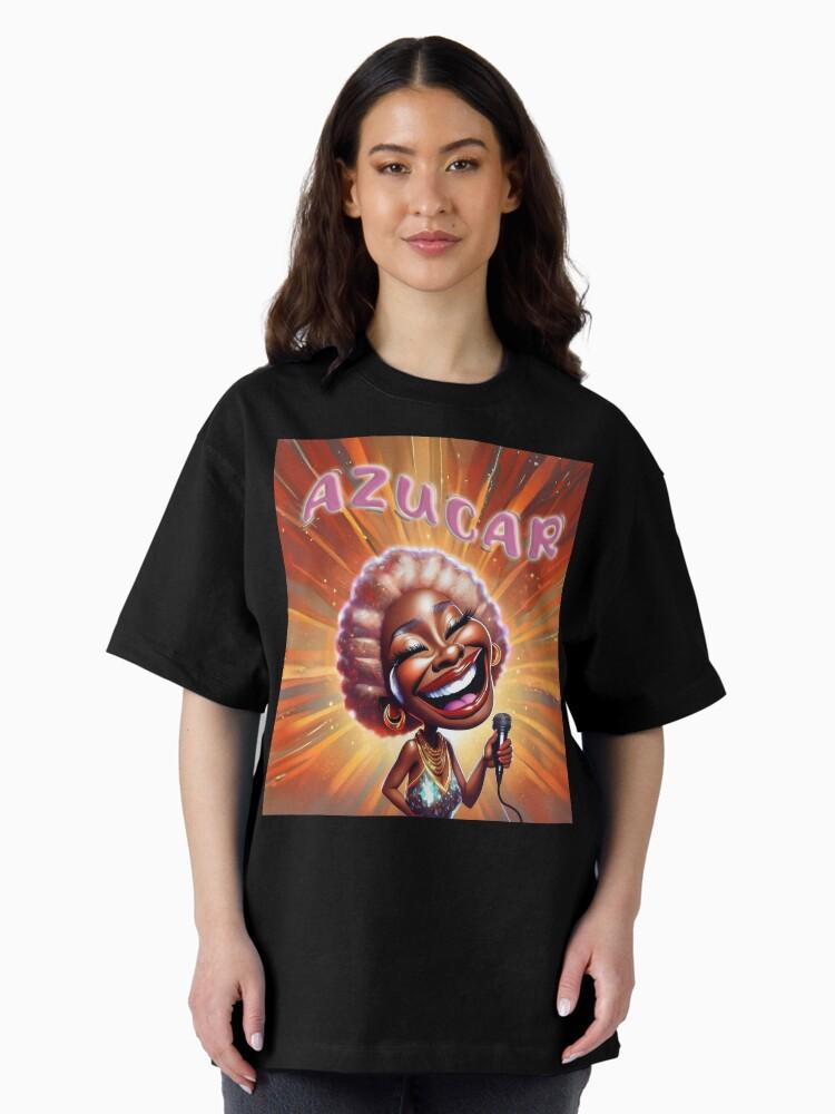 Celia Cruz CUBAN SINGER SUGAR Oversized T-Shirt