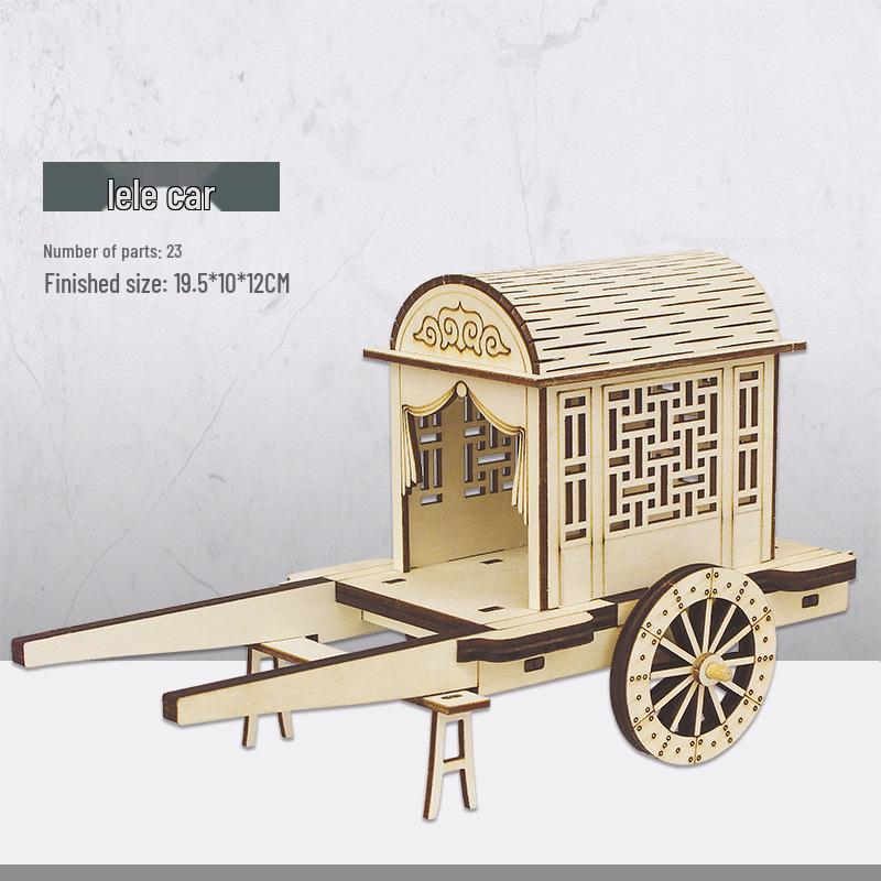 3D Holzpuzzle Modellspielzeug für Kinder ab 6 Jahren - Handgefertigtes Lernspielzeug