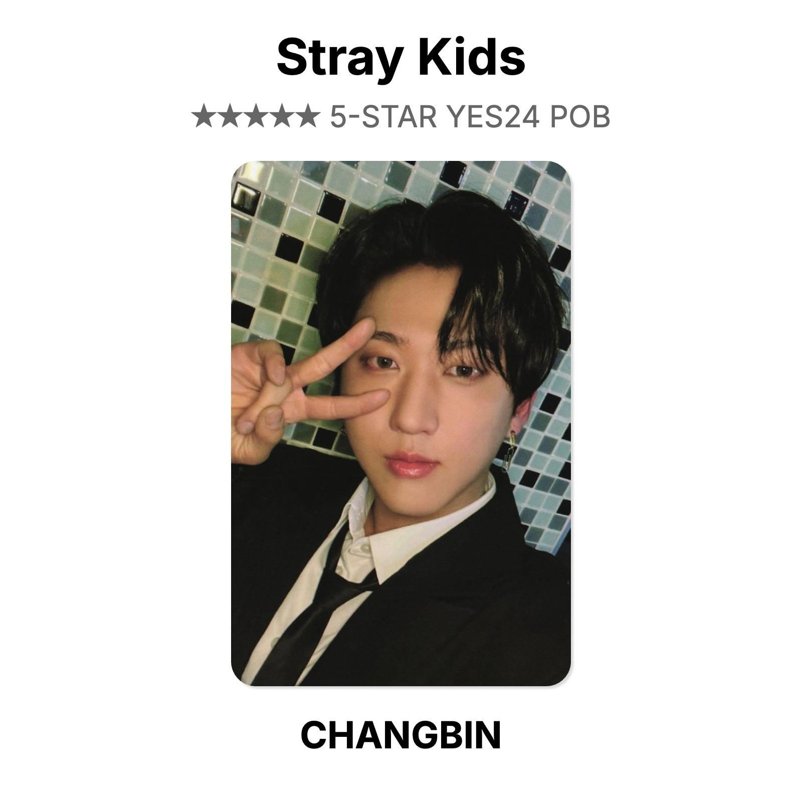 Stray Kids 5-STAR YES24 POB Official Photocard CHANGBIN