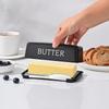 Food Grade Plastic Butter Container With Builts In Cutter Airtights Lid Dishwasher For Freshing Storage Kitchen