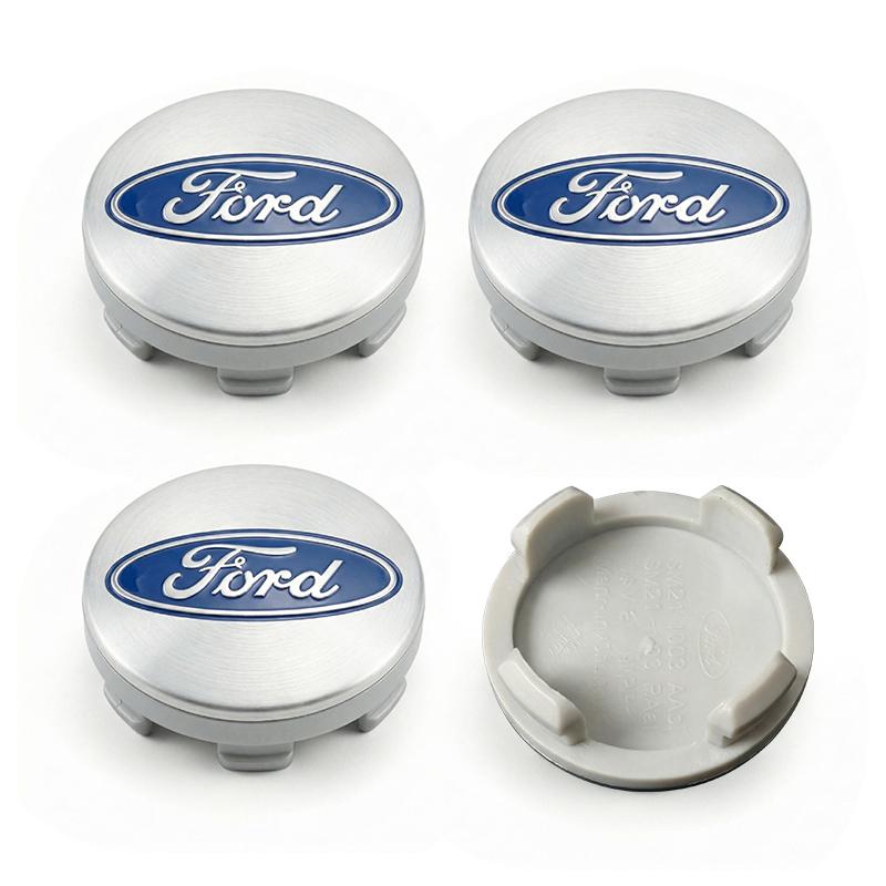 

4Pcs 54mm Car Wheel Center Hub Cap Tire Rim Cover Decoration For Ford Focus mk2 mk3 Fiesta mk7 Ranger Mondeo mk4 S-MAX Kuga Mustang срібний