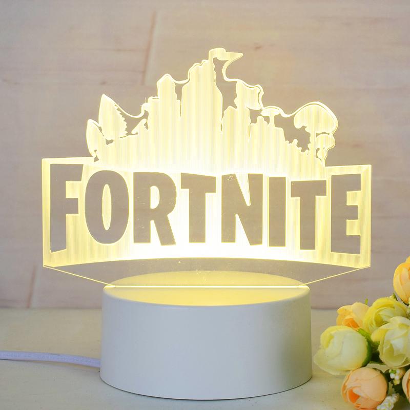 Customize Acrylic 3D Illusion LED Warm White Night Light for Living Room Kids Bedroom Decorative Lamp with USB Power