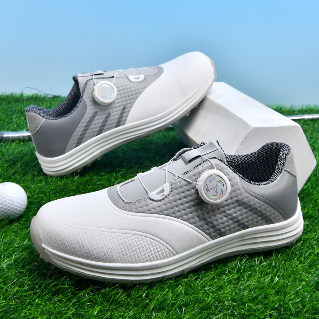 Professionelle, rutschfeste, wasserdichte Golfschuhe mit Noppen und Schnalle, Unisex-Schuhe, leichte Golf-Sneaker