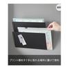 Yamazaki Jitsugyo Magnetic Vertical and Horizontal Connection Print Storage Rack Set of 2 Black Body: W32 x D8 x H16.2cm (per piece) Tower with