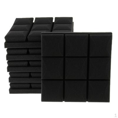 6 Pieces / Set Corner Acoustic Foam Studio Soundproofing for KTV Home Theater