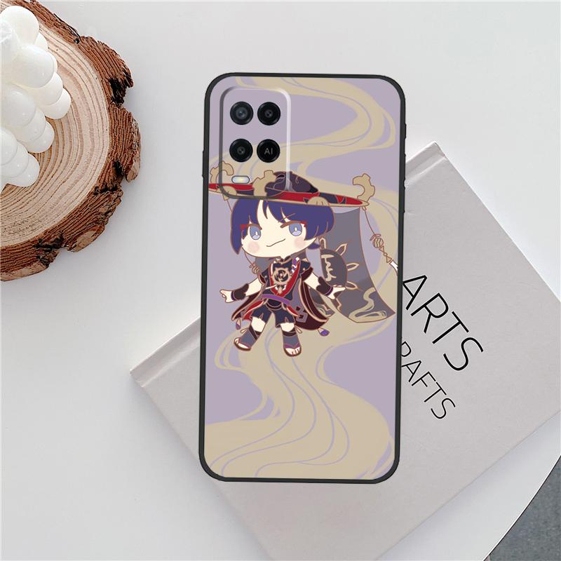 Scaramouche Genshin Impact For OPPO A57 A77 A78 A17 A16 A76 A96 A15 A52 A72 A91 A93 A54 A74 A94 A5 A9 A31 A53s A54s Case