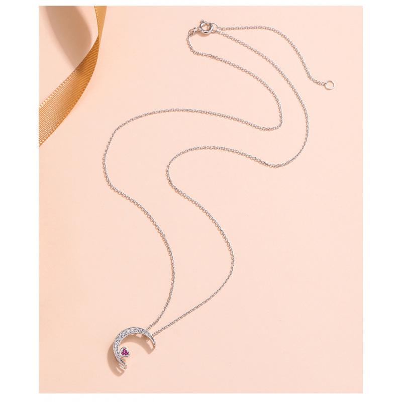 Japanese & Korean Star and Moon Clavicle Necklace for Women - Elegant Minimalist Design