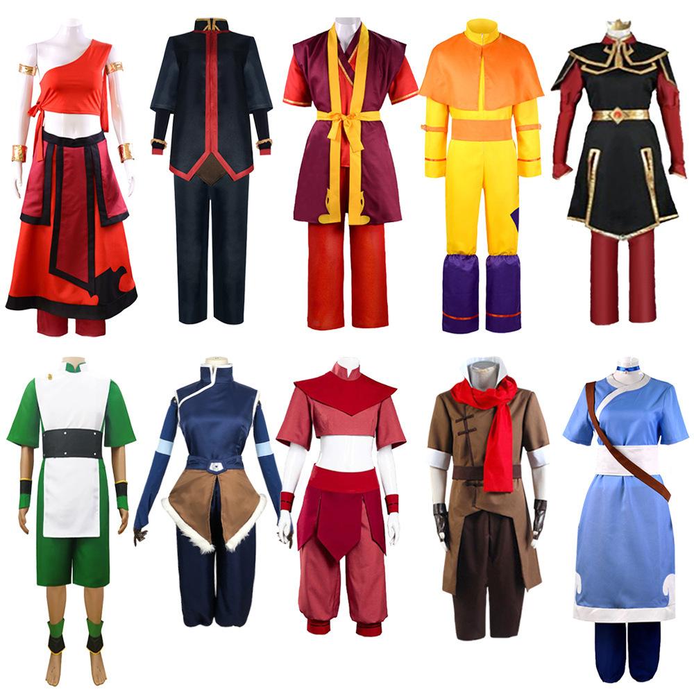 Cosplay kostým prince Zuka Avatar: The Last Airbender Halloweenský outfit pro muže