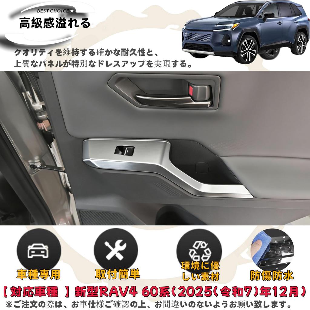 DodoxDIY Applicable New RAV4 60 Series Car Accessories Side Door