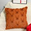 Merry Christmas Decorative Pillowcase 45x45cm Soft Plush Couch Cushion Case Car Bedroom Cushion Cover Christmas Pillowslip Home