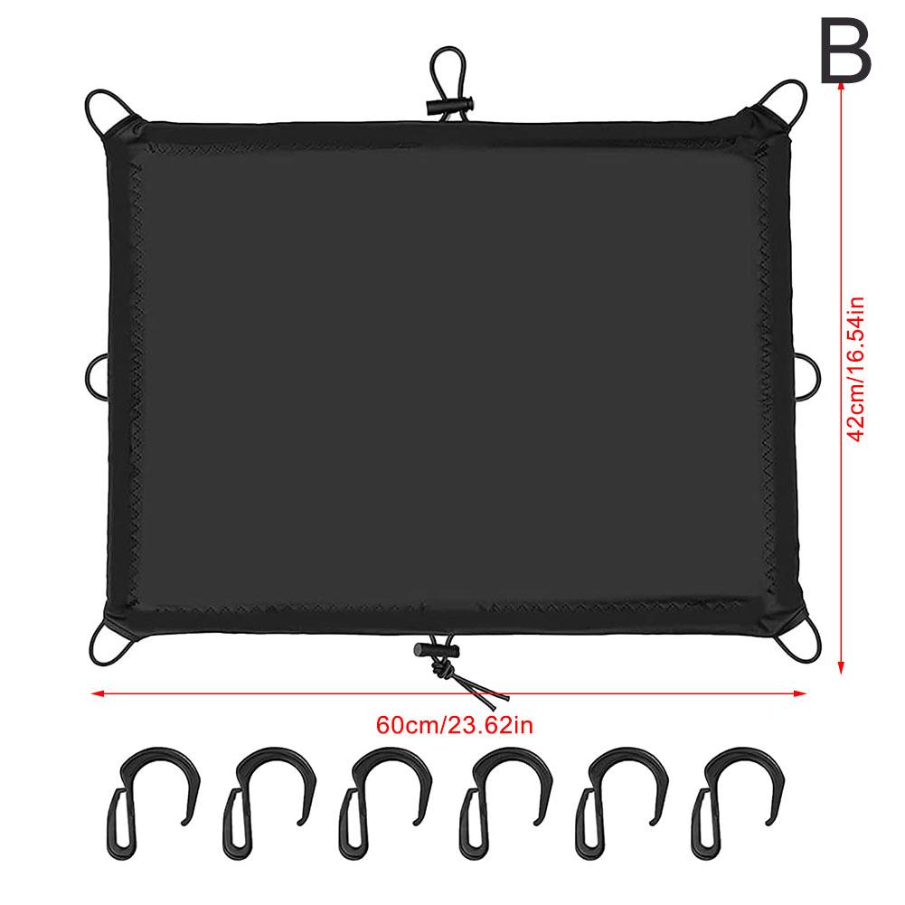 Waterproof Elastic Motorcycle Luggage Cover Cargo Net Helmet Holder Tail Bag Oil Tank Cover 6 Hooks Motor Motorcycle Accessories