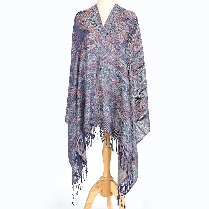 Jacquard cashew scarf shawl women's headscarf spring and autumn thin scarf