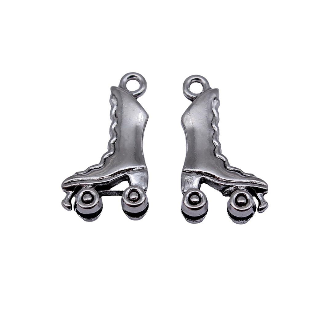 Cowboy Boot Charms Multi Color Alloy Pendants For Western Themed DIY Jewelry