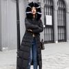 Autumn Winter Clothes Women Down Cotton Fashion Ladies Worm Hooded Coat Female Lengthen Thickening Waterproof Slim Casual Jacket