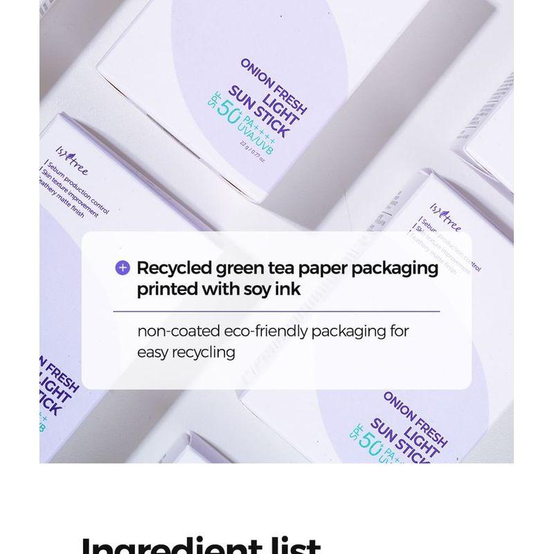 Isntree - Onion Fresh Light Sun Stick