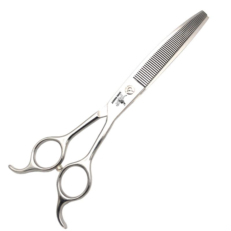 Professional Japanese Stainless Steel Pet Grooming Scissors 8.0 Inches Curved Trimming Suitable for Beauty Use