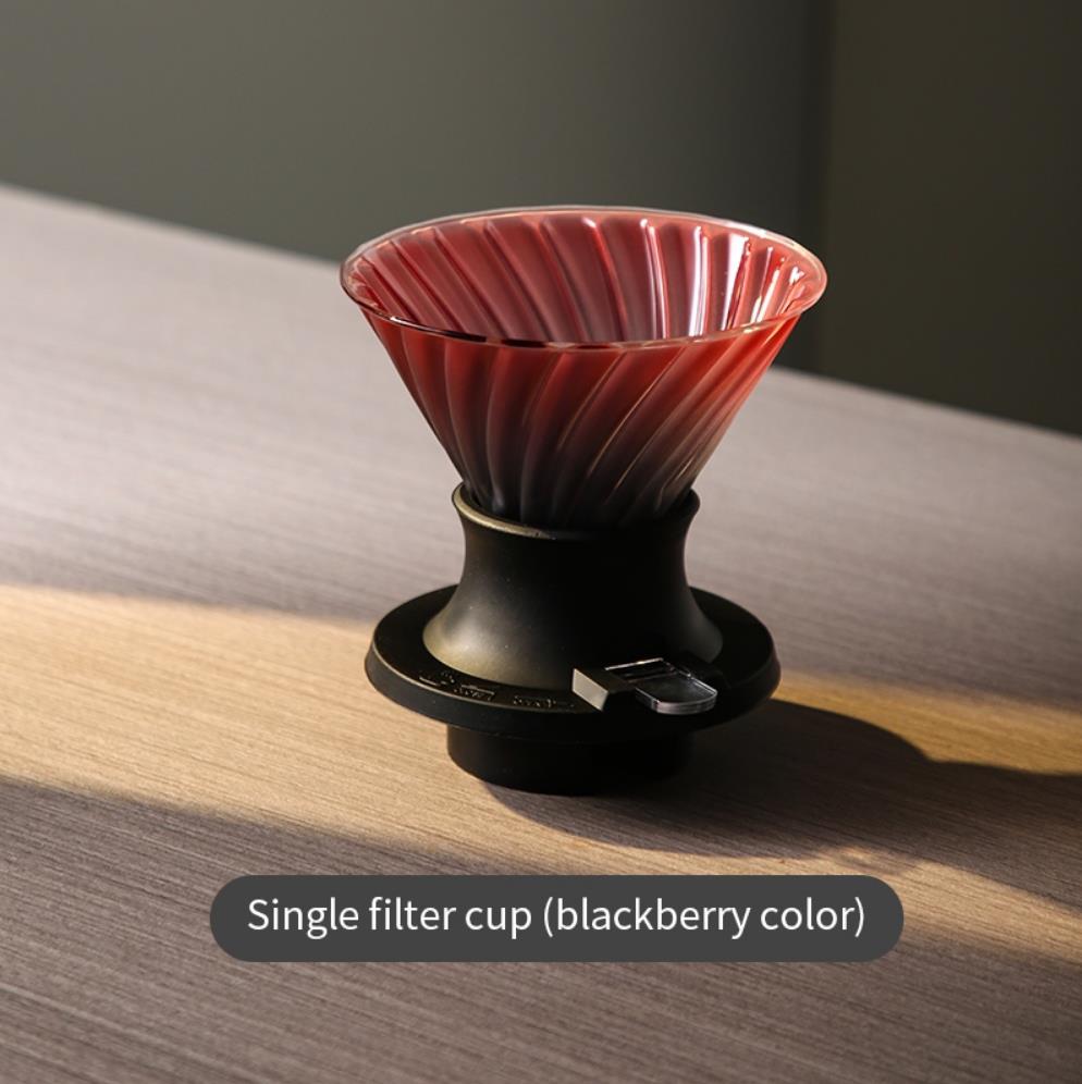 Hand Brewed Coffee Set Coffee Server with Filter Switch Dripper Handmade Borosilicate Glass Maker for Over Coffee Dripper Sets