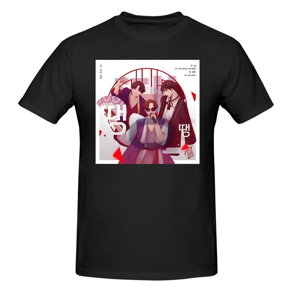 Piece Album Cover Funny Graphic Cotton TShirt Ddaeng Kpop Army Tees Tops For Unisex