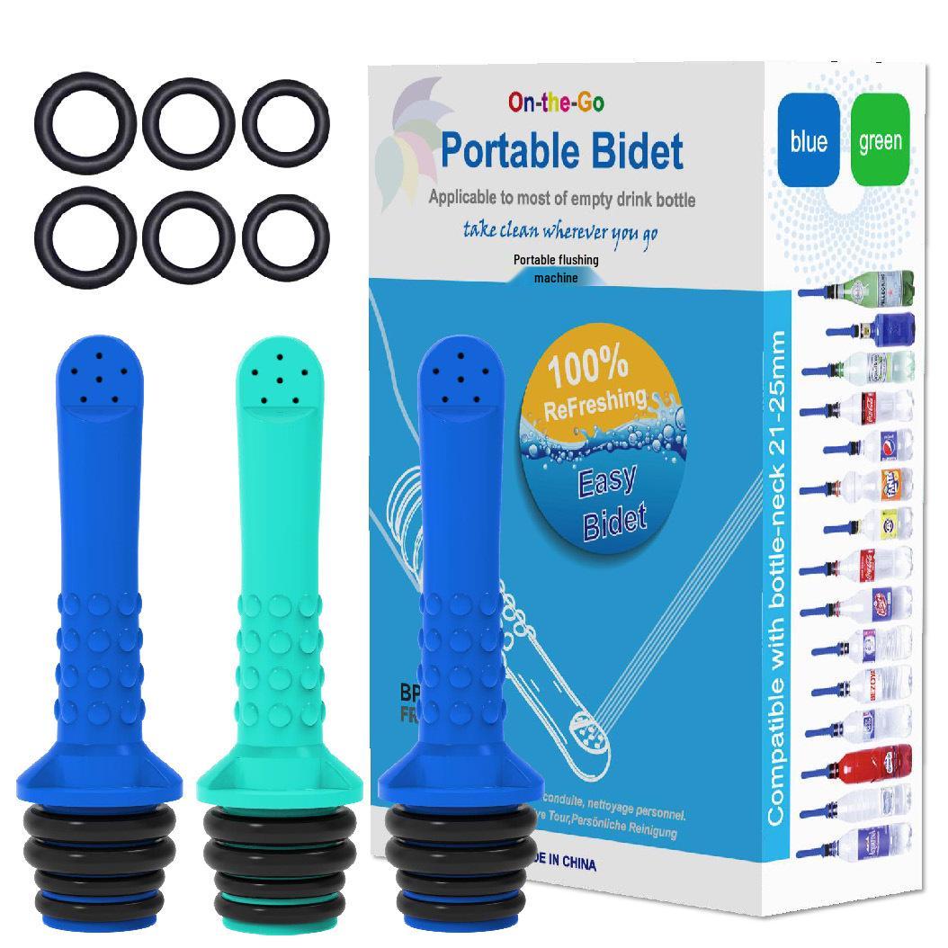 

3-Piece Portable Handheld Bidet Set for Travel - Personal Hygiene Rinsing Device