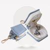 Portable Mini PU Jewelry Box Minimalist Gifts Jewelry Storage Case Keychain Travel Bag Pendant Bag Accessories