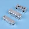 New Sale 6MM 8MM Pillar Parallel Clamp With The Same Diameter Optical Axis Fixing Steel Pipe Round Frame Connector