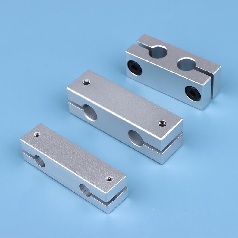 New Sale 6MM 8MM Pillar Parallel Clamp With The Same Diameter Optical Axis Fixing Steel Pipe Round Frame Connector
