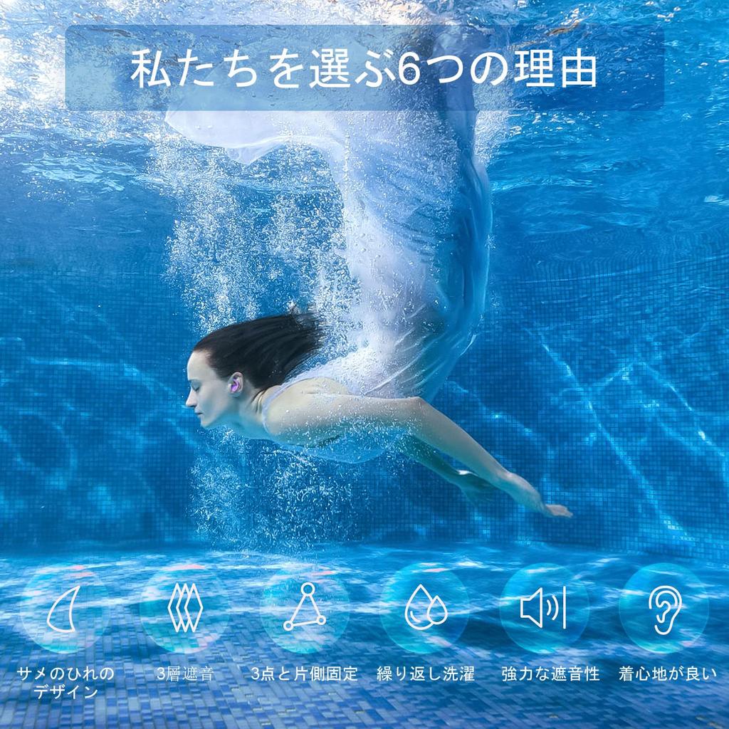 Öronproppar för sömn Komplett ljudisolering Sömnöra Öronproppar för live 2 par mjuka silikonljudreducerande öron Återanvändbara och tvättbara