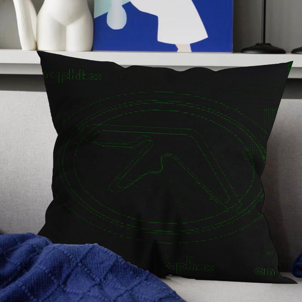 Aphex Twin DJ Pillow Cover Sofa Cushion Cover Home Room Decoration Children Gift