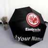 1 PC Automatic Folding Umbrella - Eintracht Frankfurt Custom Name Pattern, Portable & Foldable Design with 8 Ribs, Christmas Birthday Gifts