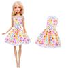 5 Pcs/Set Doll Dress for 11.5'' Girl Doll Daily Clothes Lace Mini Gown Cute Doll Outfit for 30cm Doll Accessories Kids Toy Gift