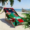 Festive Elves Spreading Joy Print Beach Towel, Quick Drying, Suitable for Travel, Outdoor Sports, Jogging, the Beach and Swimming, Gift
