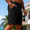 Heren Casual Sport Plain-colored Korte Broek - Heren Ademende Vijfzakken Korte Broek