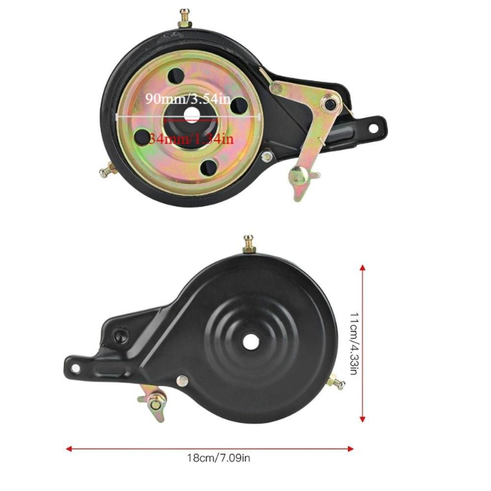 Steel Bicycle Hub Brake Black Bike Hub Brake Kit Durable Drum Brake Assembly  Bike Hub Brake Parts