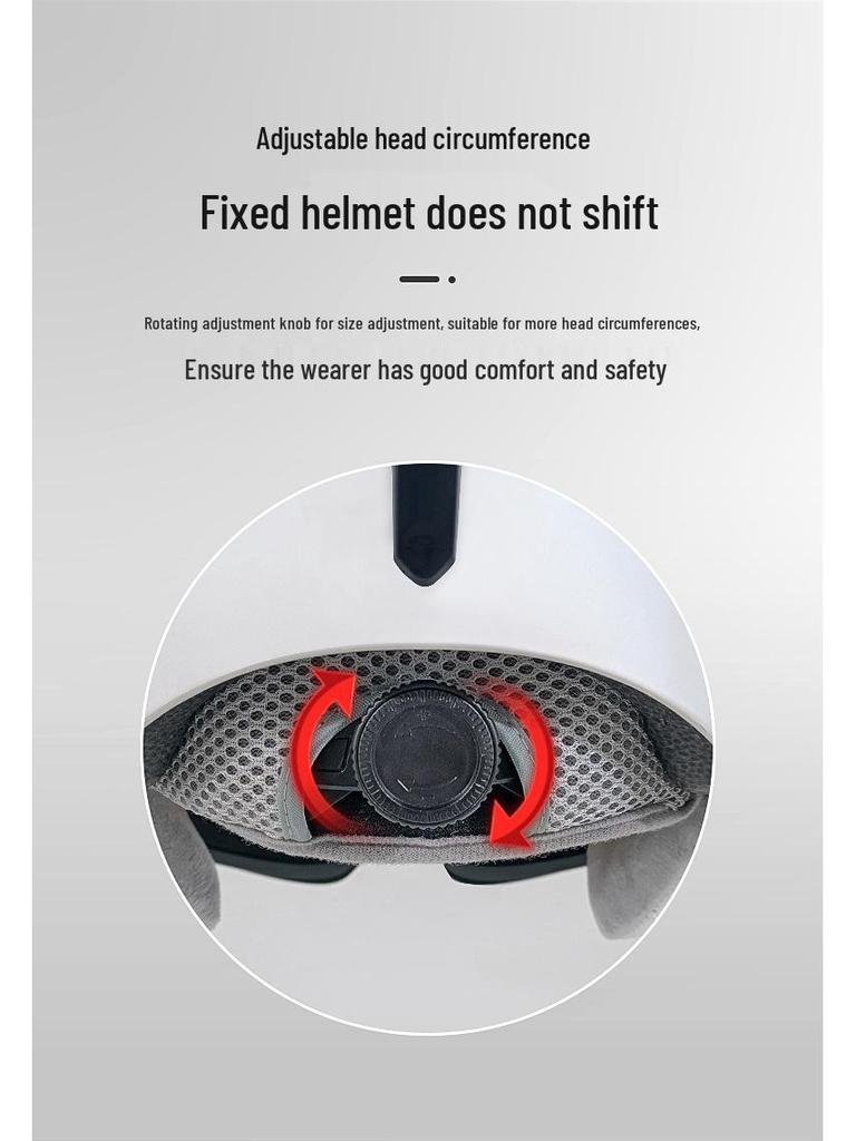 Unisex Ski & Snowboard Helmet with Integrated Goggles