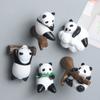5 Cute Panda Bamboo Tree Branch Creative Three-dimensional Magnetic Clasp Fridge Magnets, Magnetic Stickers and Phone Case Materials