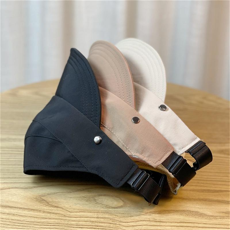 Sun Protector Waffle Beach Bucket Hats Outside Drawstring Wide Brim Fisherman Bucket Hat Fashion Summer Hat