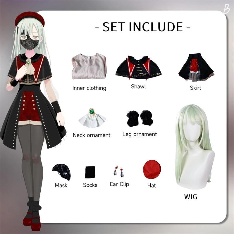 Bang Dream Sakiko Togawa Cosplay Costume Wakaba Mutsumi Carnival Uniform Adult Anime Halloween Costumes Masquerade Women Game