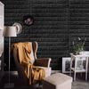 Retro solid color anti fouling 38.5X35cm 3D self-adhesive bedroom wall sticker waterproof wallpaper
