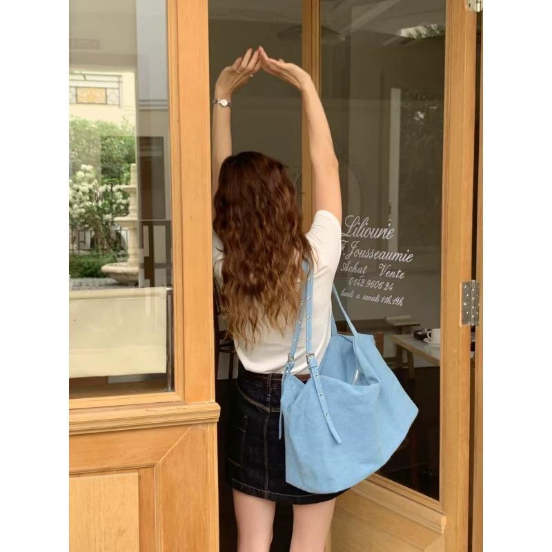 

Fashionable Tote Bag Women s Large-capacity Versatile Commuter Crossbody Bag синій